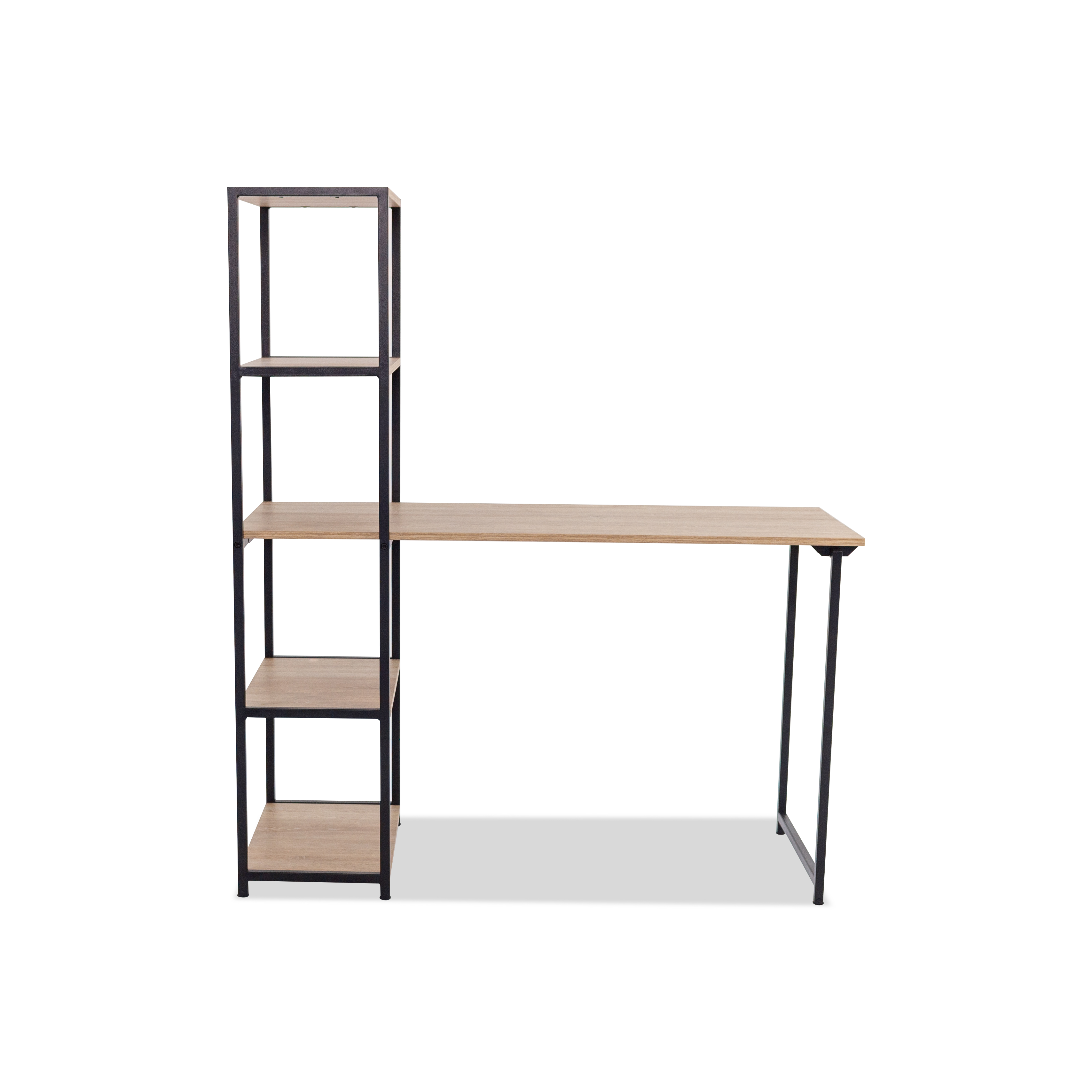 Escritorio con biblioteca