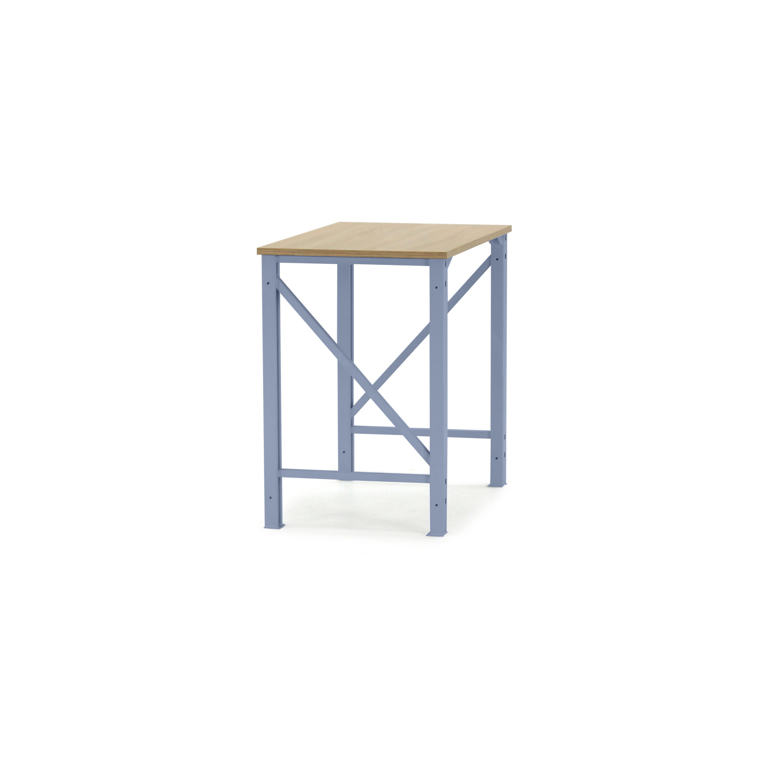 Escritorio pequeño azul