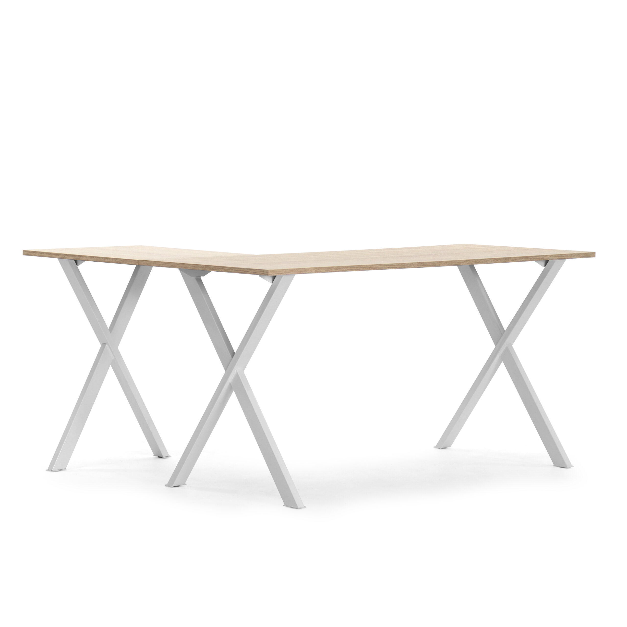 Escritorio em L gris