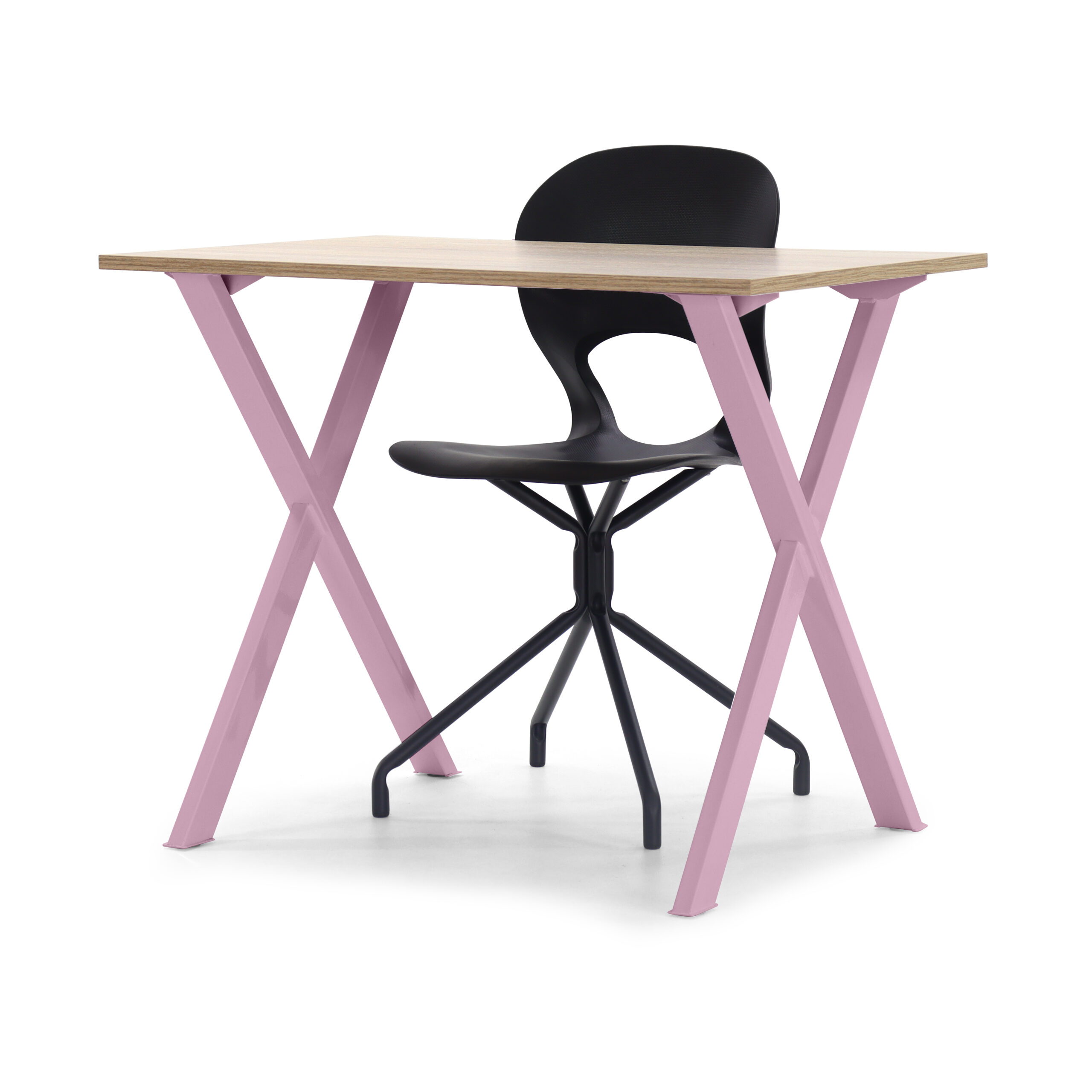 Escritorio pequeño rosado