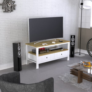 mueble tv blanco